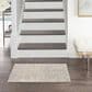 Nourison Harmony 2" x 3" Ivory and Grey Area Rug, , large