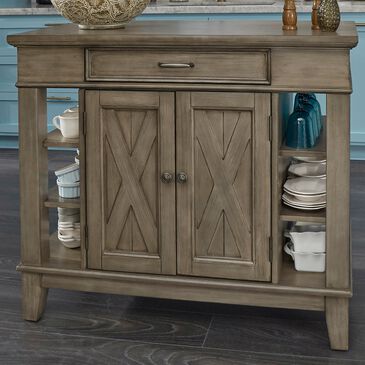 Homestyles Mountain Lodge Kitchen Island in Gray, , large