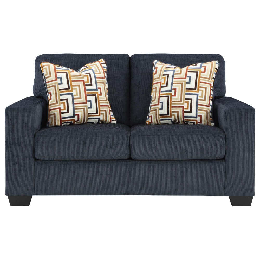 Ashley Aviemore Stationary Sofa and Loveseat Set in Ink, , large
