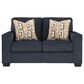 Ashley Aviemore Stationary Sofa and Loveseat Set in Ink, , large