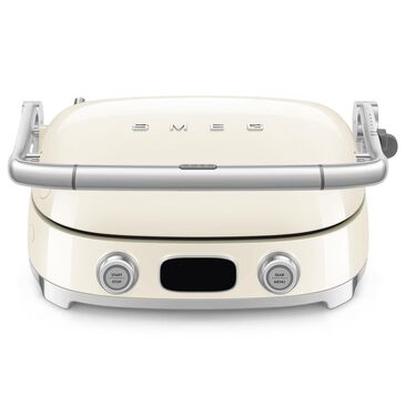 SMEG 19" Retro Style Multi-Use Grill in Cream, , large