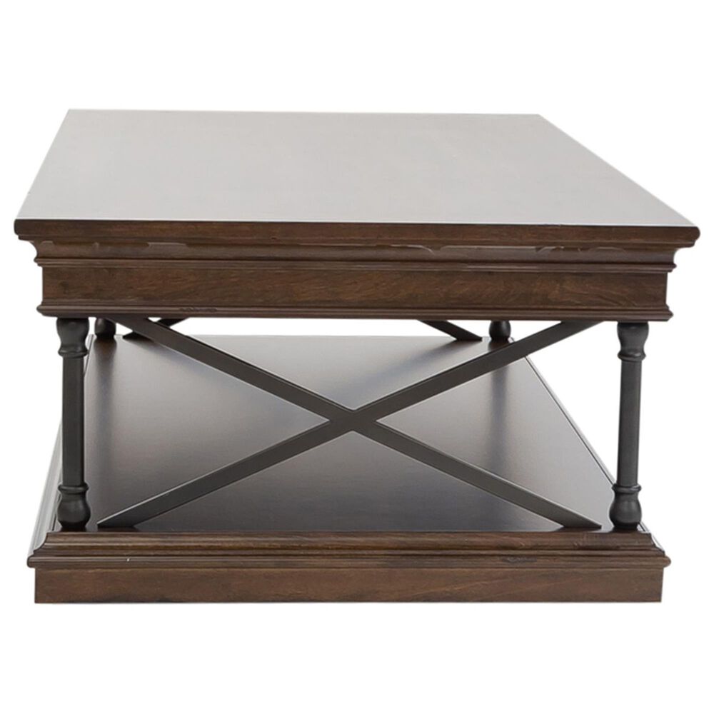 Belle Furnishings Tribeca Rectangular Cocktail Table in Cordovian Brown, , large