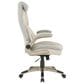 OSP Home Executive Bonded Leather Chair with Taupe Cushion, , large
