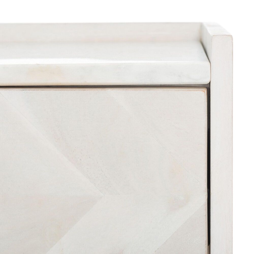 Safavieh Bora Nightstand in White Wash, , large