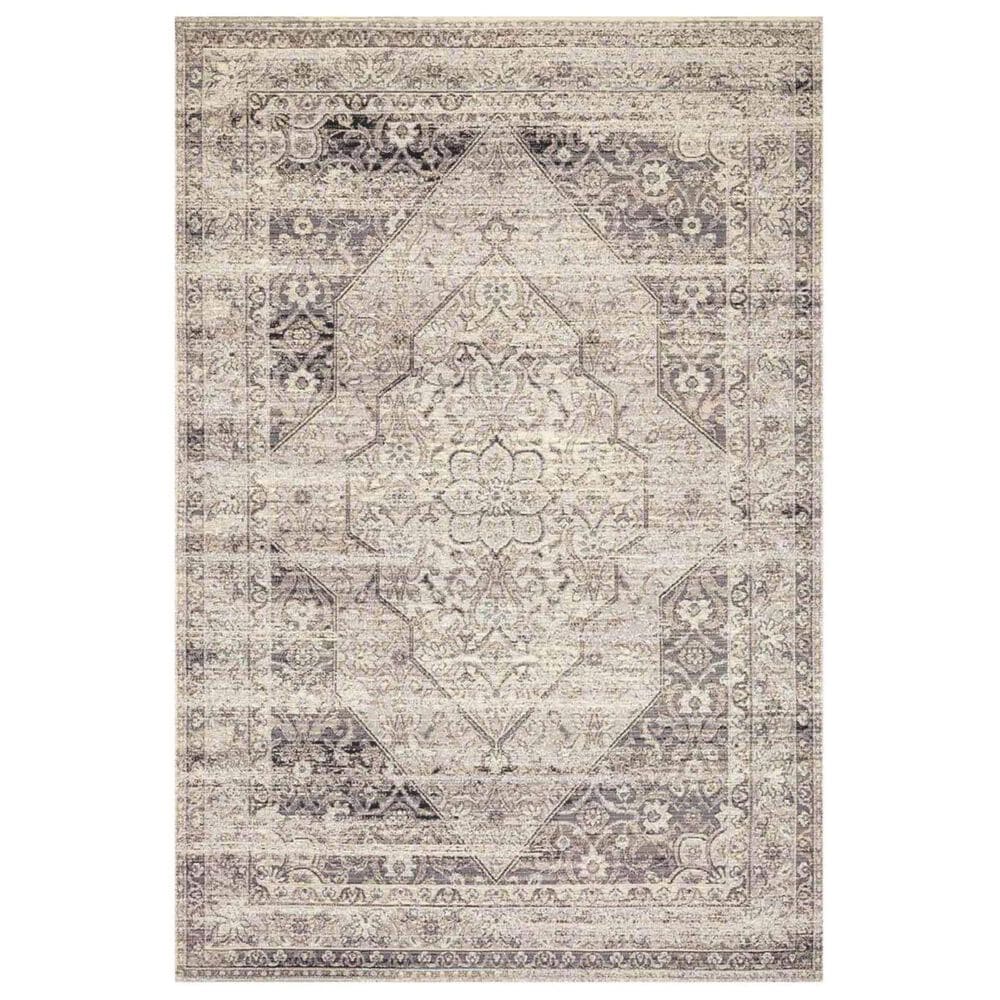 Loloi Mika 7"10" x 11"2" Stone and Ivory Area Performance Rug, , large
