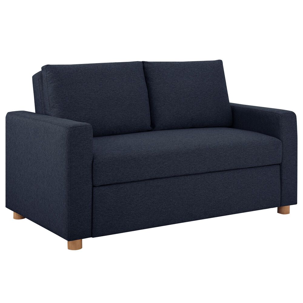 Lifestyle Solutions Tyler Convertible Sofa in Navy Blue, , large