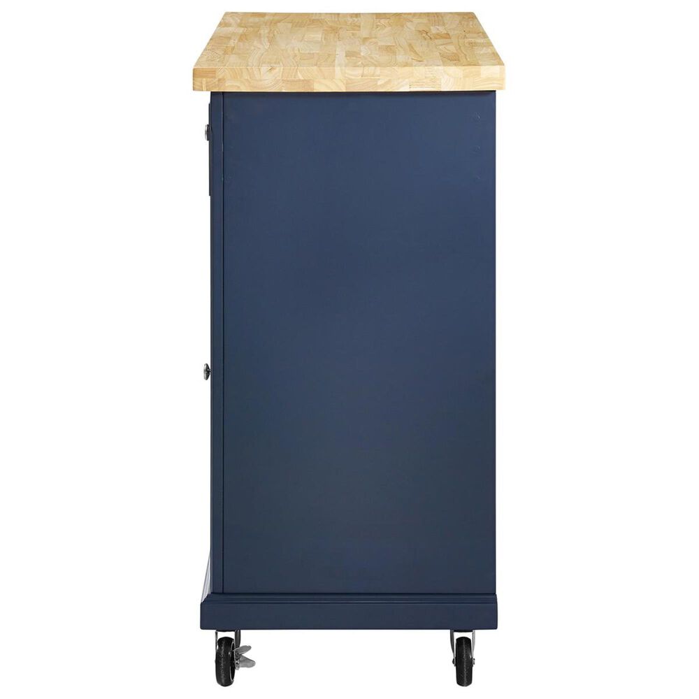 Crosley Furniture Madison Kitchen Cart in Navy, , large