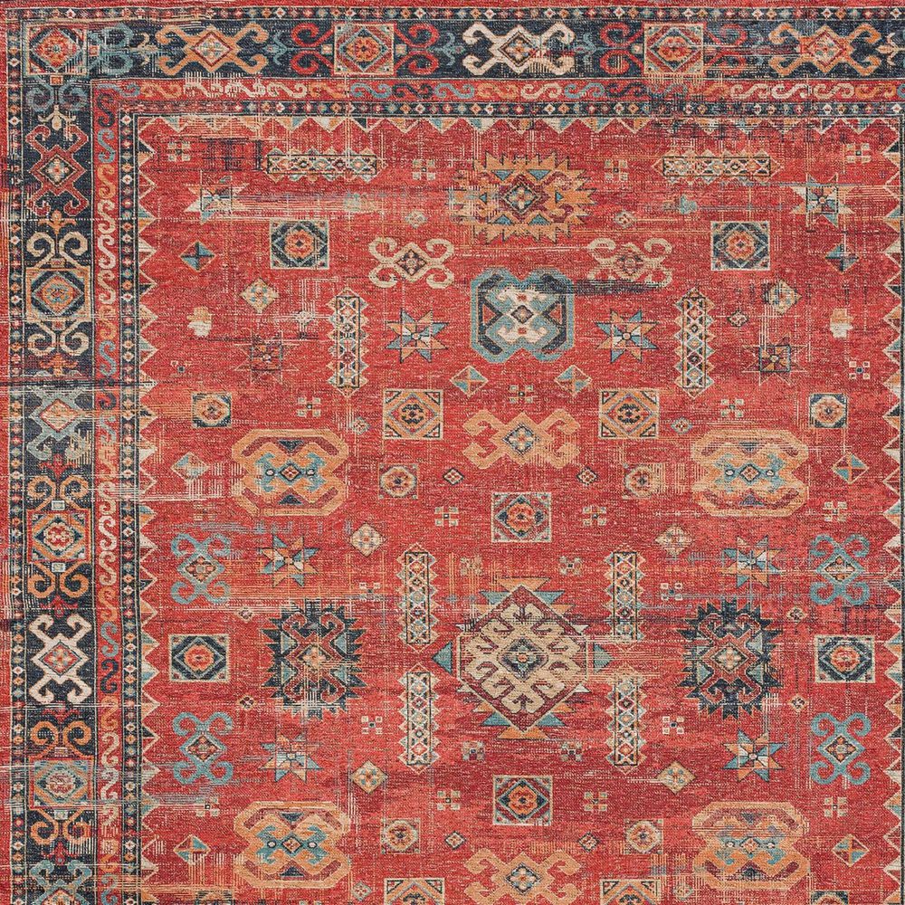 Karastan Zula Mombasa 8&#39; x 10&#39; Red Area Rug, , large
