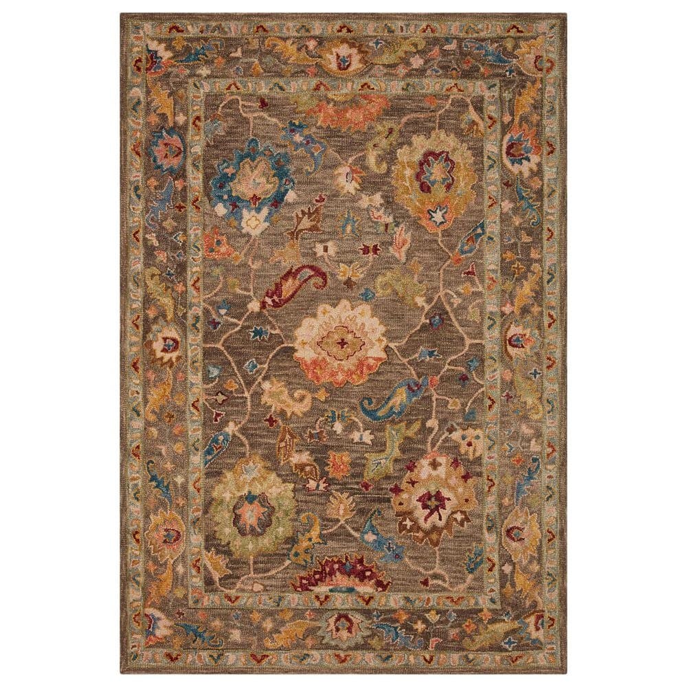 Loloi Padma PMA-01 9"3" x 13" Charcoal Area Rug, , large