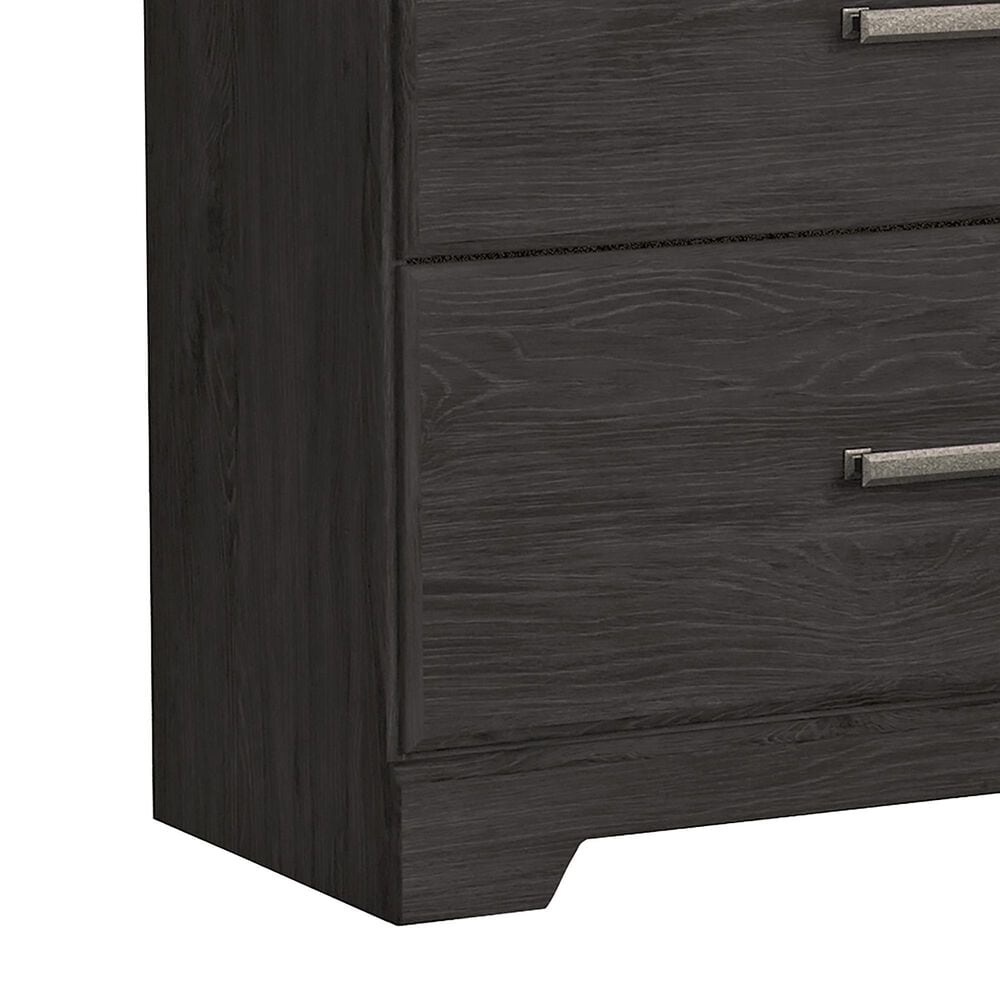 Ashley Belachime 6 Drawer Dresser and Mirror in Dark Charcoal, , large