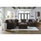 Ashley Midnight-Madness Oversized Accent Ottoman in Chocolate, , large