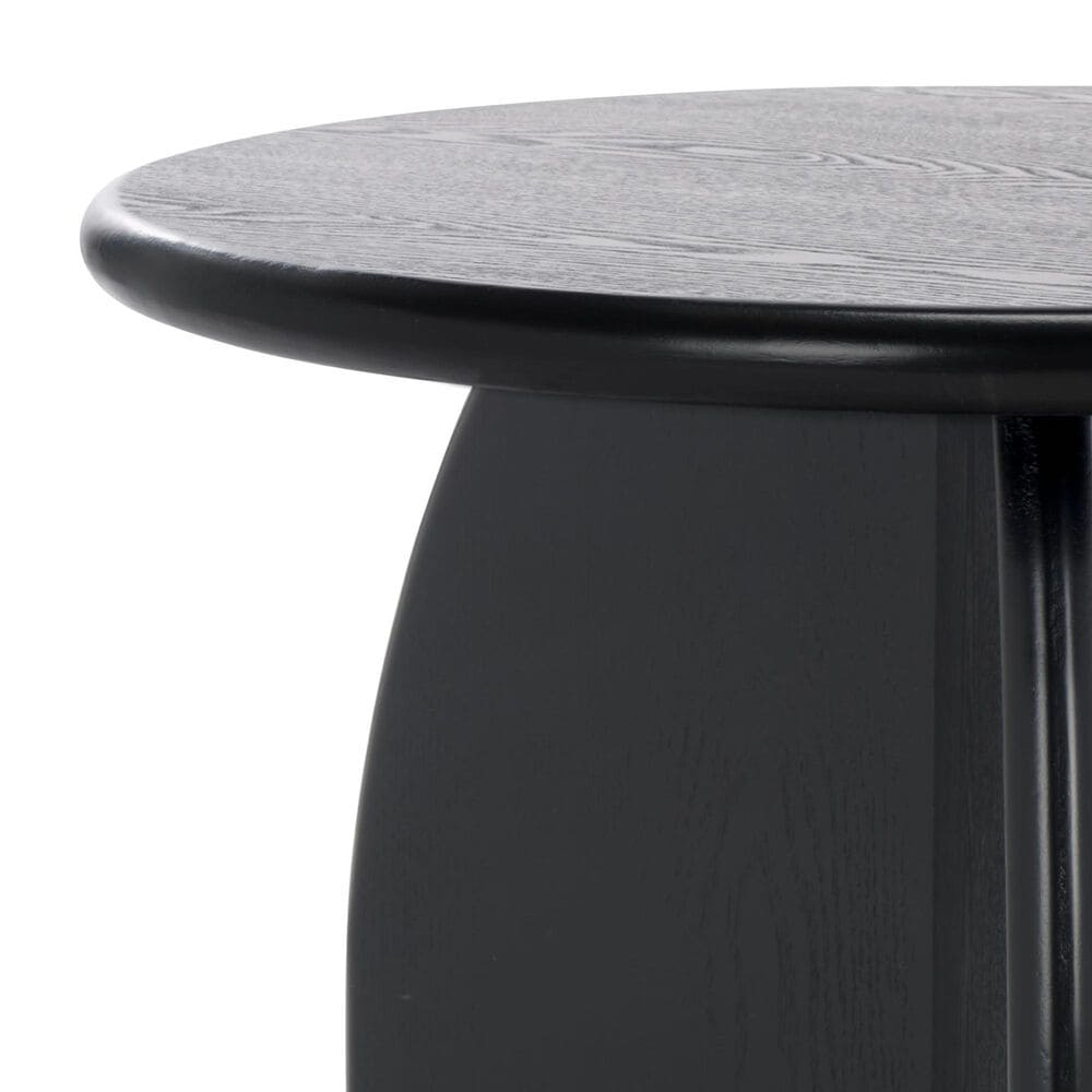 Safavieh Barazi Round End Table in Black, , large