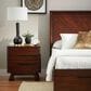 Napa Furniture Design Sahara 3-Drawer Nightstand in Dark Mahogany, , large