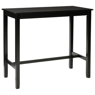 Linon Home Decor Claridge Bar Height Pub Table in Jet-Black - Table Only, , large