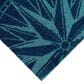 Trans-Ocean Import Natura Compass 2" x 3" Natural and Blue Door Mat, , large