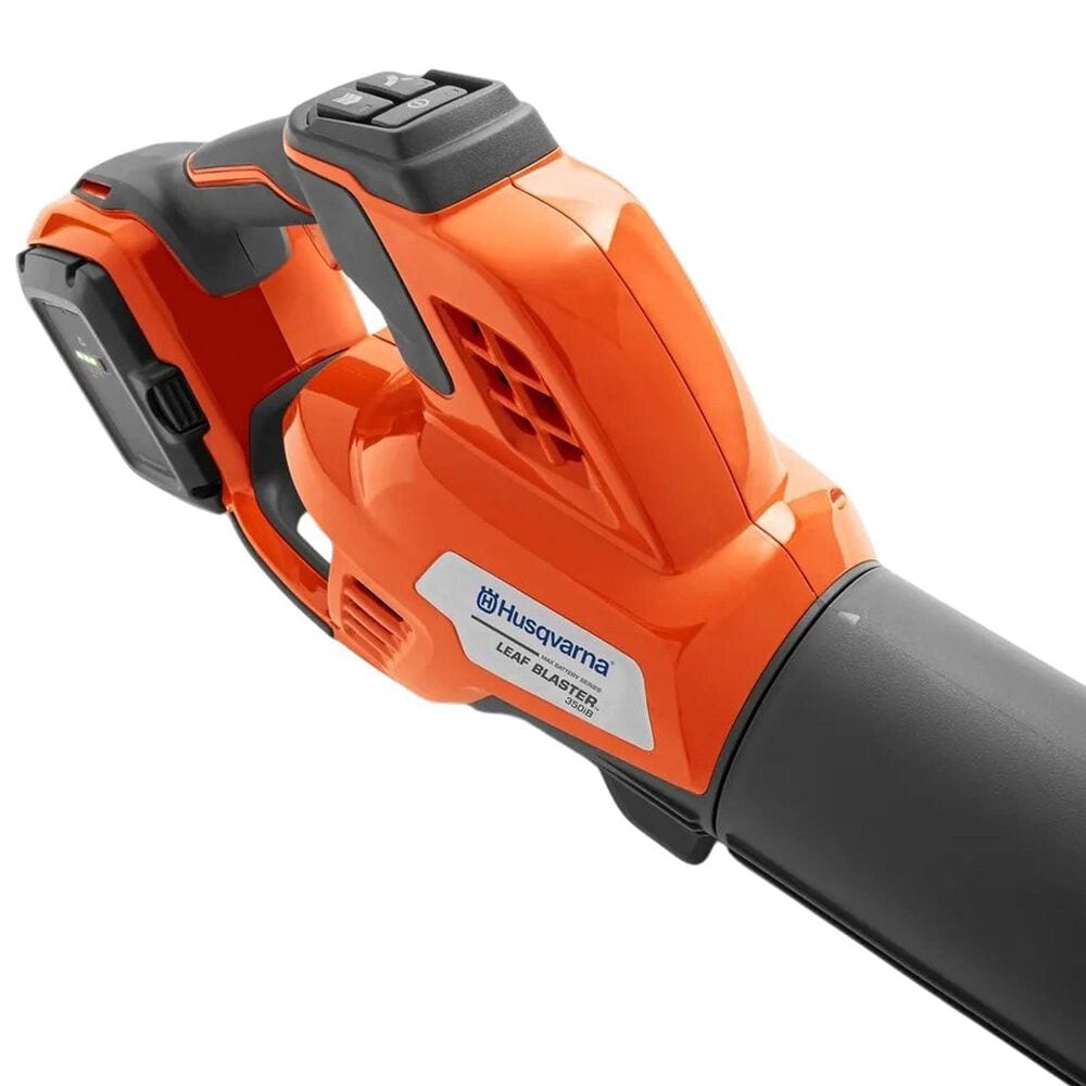 Husqvarna 800-CFM 200-MPH Battery Leaf Blower with 7.7 Ah Battery and QC250 Charger in Orange, , large
