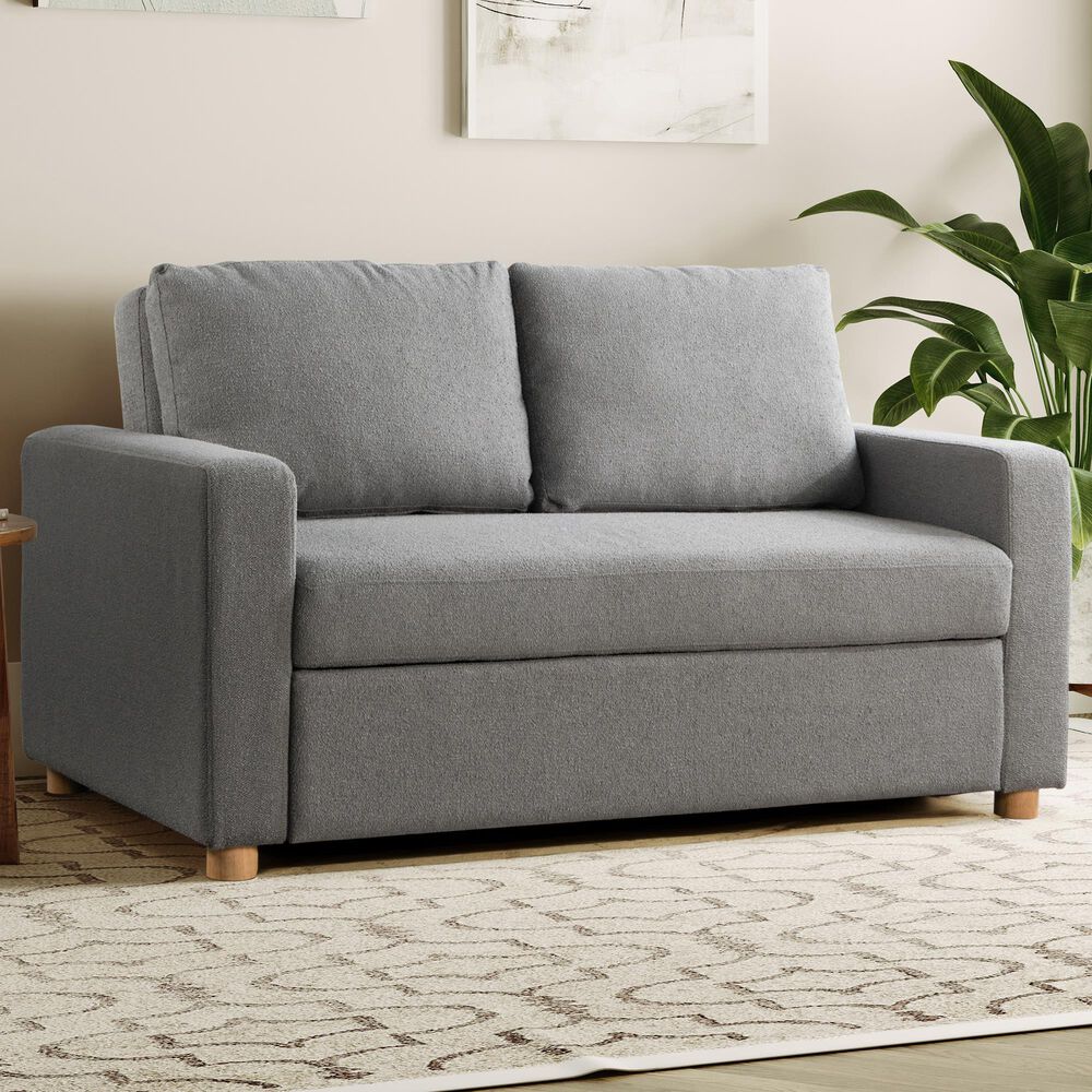 Lifestyle Solutions Tyler Convertible Sofa in Grey, , large
