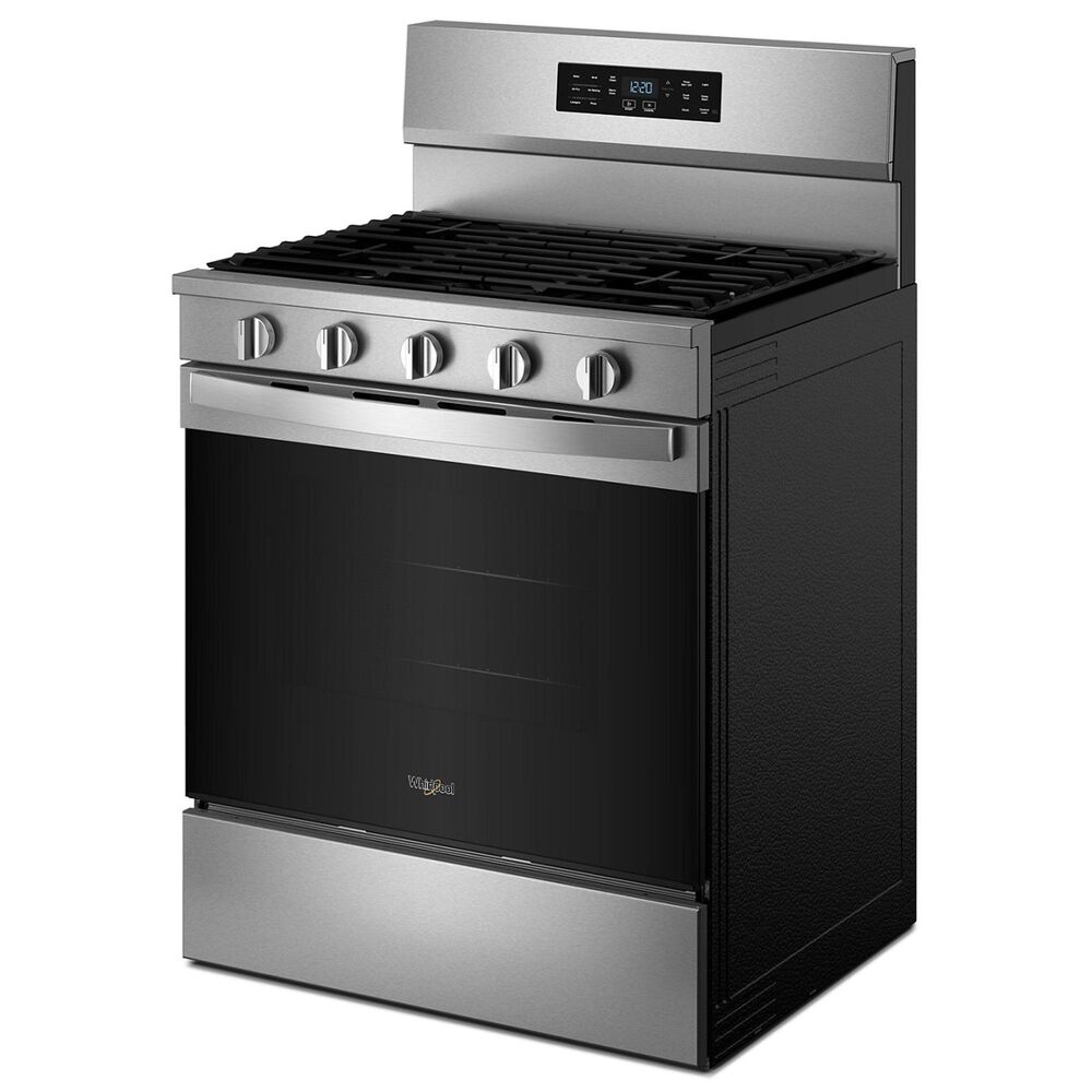 Whirlpool 5 Cu. Ft. Gas Range with Air Cooking Technology in Fingerprint Resistant Stainless Steel, , large