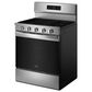 Whirlpool 5 Cu. Ft. Gas Range with Air Cooking Technology in Fingerprint Resistant Stainless Steel, , large