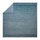 Peking Handicraft Velvet Cable Luxury 3-Piece Full/Queen Quilt Set in Blue, , large
