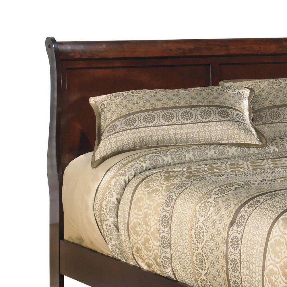 Ashley Alisdair King Sleigh Bed in Dark Brown, , large