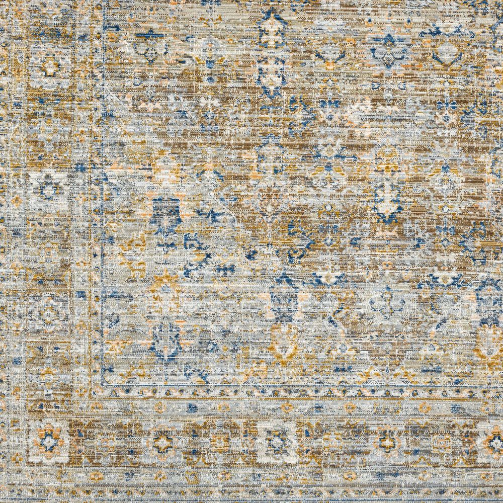 Surya Ren Taupe, Charcoal, Gray, Dark Brown and Medium Brown 2&#39;7&quot; x 7&#39;3&quot; Runner, , large