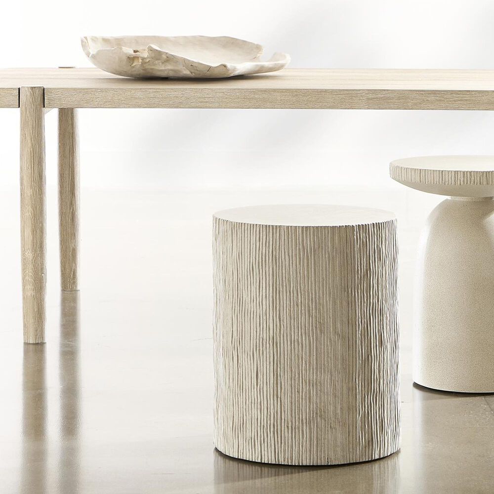Bernhardt Antibes 22&quot; Round End Table in Pumice, , large