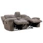 Simeon Collection Buster Manual Reclining Console Loveseat in Cabot Stone, , large