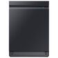 Samsung Bespoke 2-Piece Kitchen Package with Morning Blue and White 23 Cu. Ft. Counter Depth French Door Refrigerator and Dishwasher in Black Stainless Steel, , large