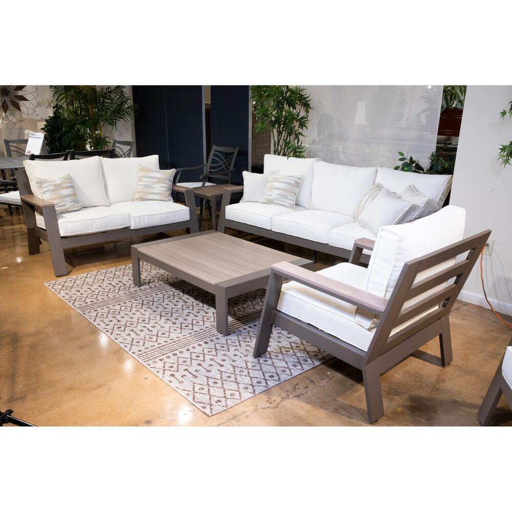 Signature Design by Ashley Tropicava Outdoor End Table in Taupe, , large
