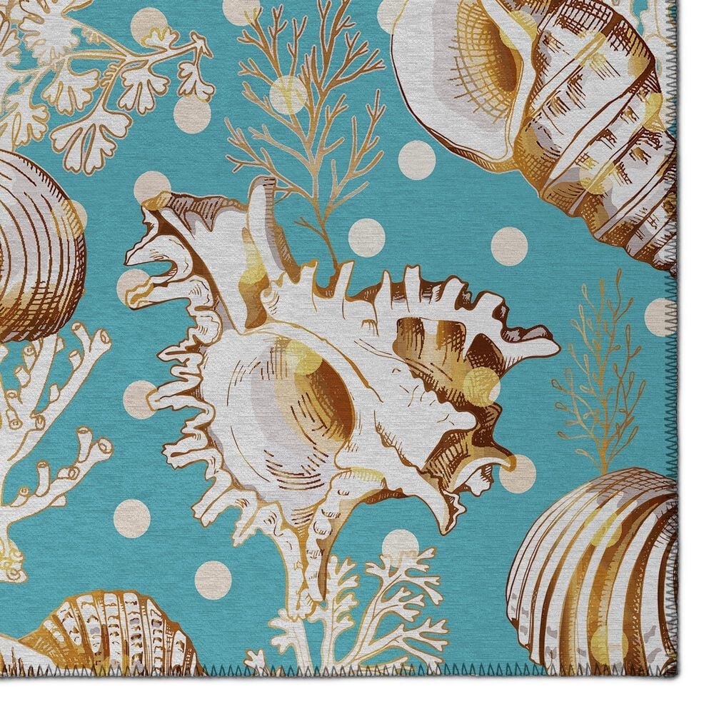Dalyn Rug Company Seabreeze SZ6 5&#39; x 7&#39;6&quot; Teal Area Rug, , large