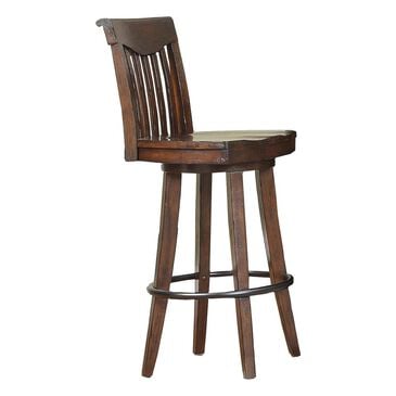 Radius Gettysburg 30" Swivel Barstool in Heavily Distressed Chestnut Oak, , large