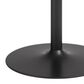 Zuo Modern Batu 35" Round Dining Table in Gray, Black and White - Table Only, , large