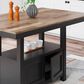 Ashley Wildenauer Counter Height Dining Table and 6 Counter Stools, , large