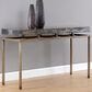 37B Toreno Console Table in Antique Brass and Black, , large