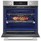 KitchenAid 2-Piece Kitchen Package with PrintShield Stainless Steel 30" Smart Single Wall Oven and Black 30" Electric Cooktop, , large