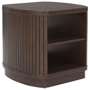 Ashley Korestone End Table in Dark Brown, , large