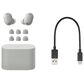 Sony True Wireless Noise Canceling Earbuds in Silver, , large