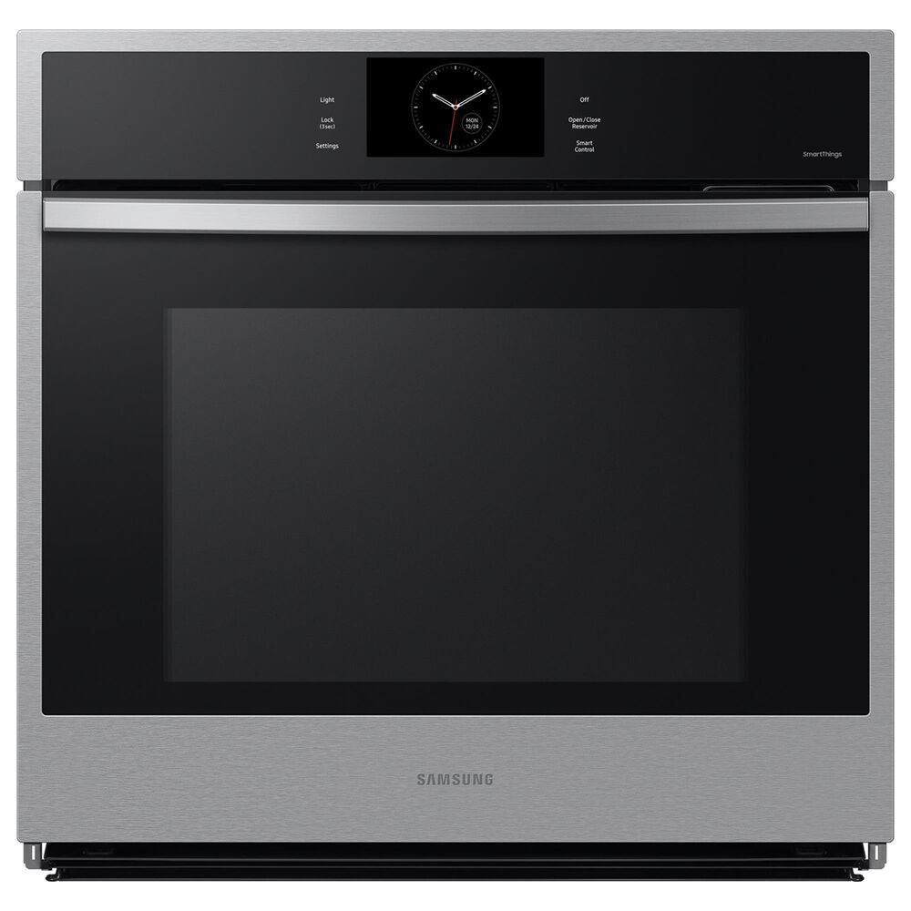 Samsung 2-Piece Kitchen Package with 30&quot; Built-In Convection Single Wall Oven and Smart Electric Cooktop in Stainless Steel, , large