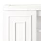 James Martin Vanities Alicante 39.5" Single Bathroom Vanity in Glossy White with 5 cm White Glossy Resin Top and Rectangular Sink, , large