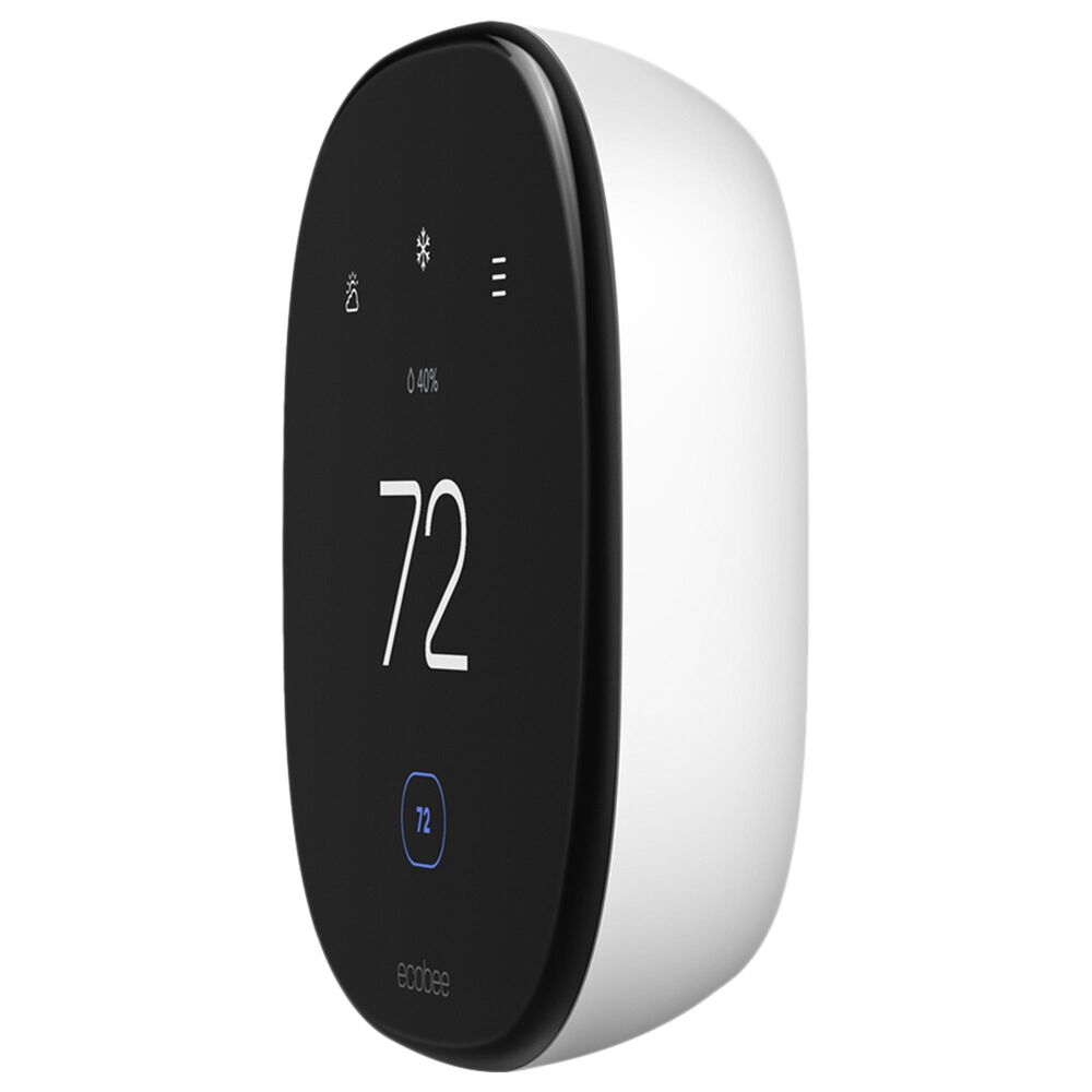 Ecobee Smart Enhanced Programmable Touch Screen Wi-Fi Thermostat in Black, , large