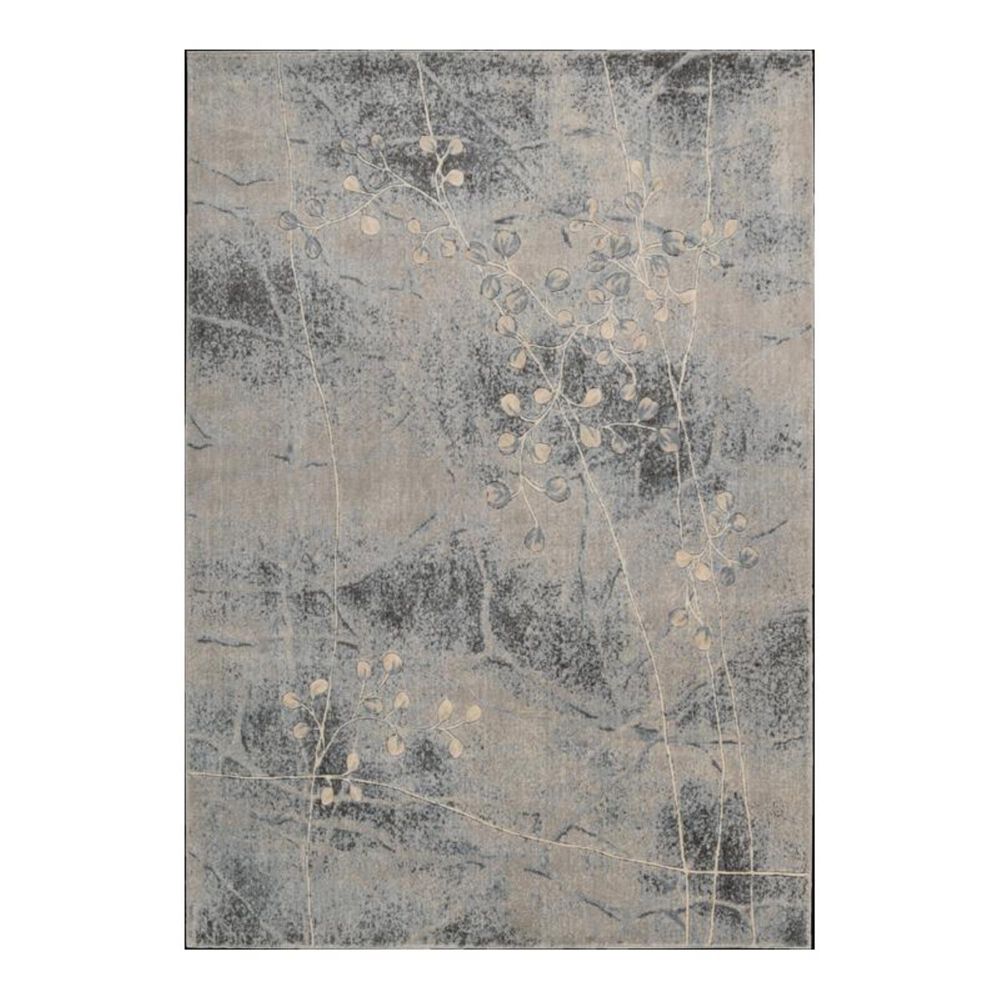 Nourison Somerset ST74 7"9" x 10"10" Silbl Area Rug, , large