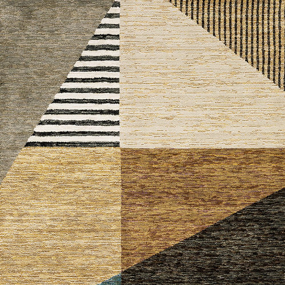 Oriental Weavers Strada STR10 10&#39; x 13&#39;2&quot; Gold Area Rug, , large