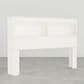 Lemoore Essential Full/Queen Bookcase Headboard in Rockport White, , large