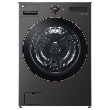 LG 5.0 Cu.Ft. Ultra Large Capacity Front Load Washer with TurboWash360 In Black, , large