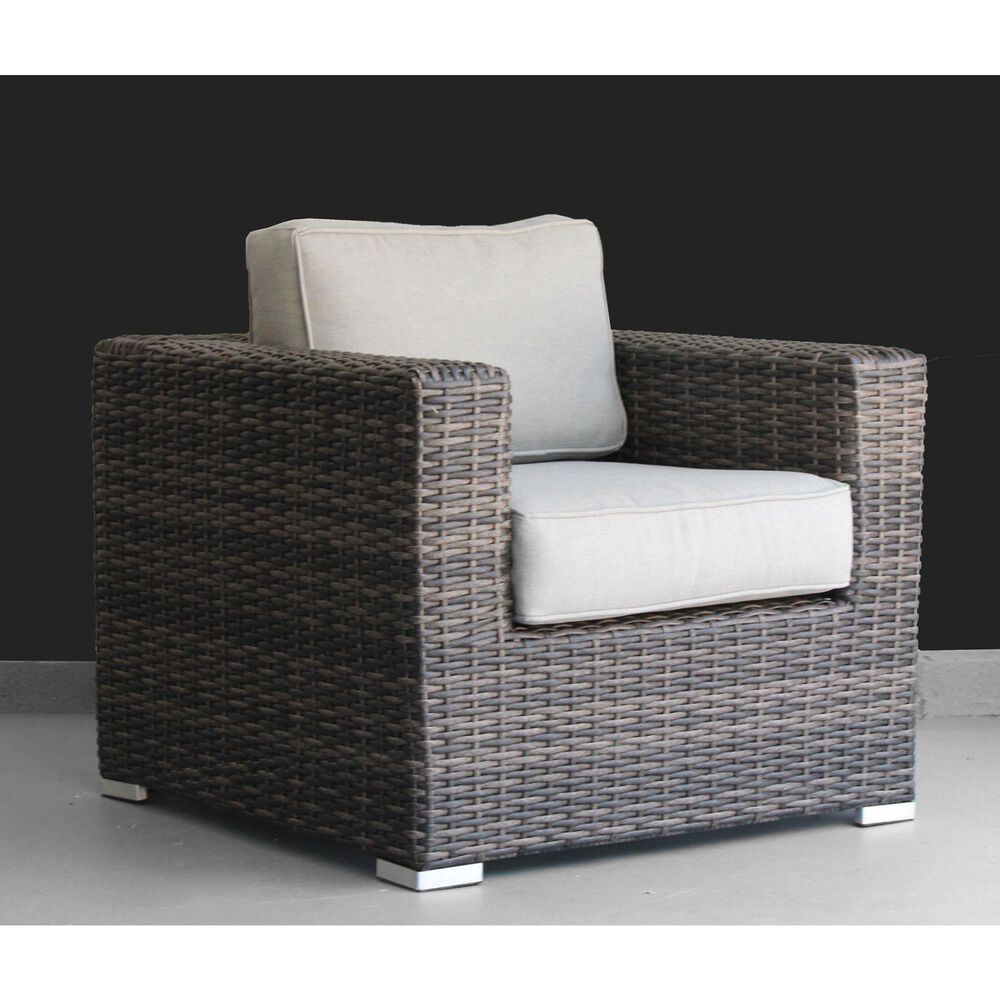 Hearth and Haven Comfort-Ready Patio Chair with Plush Cushions in Espresso (Set of 2), , large