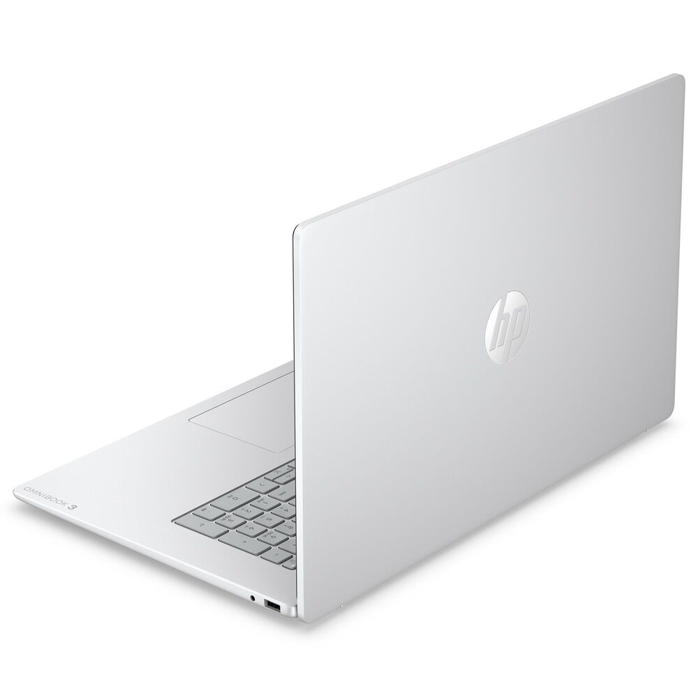 HP OmniBook 3 17" Laptop | AMD Ryzen 3 30 - 8GB RAM - AMD Radeon 610M Graphics - 512GB SSD in Glacier Silver, , large