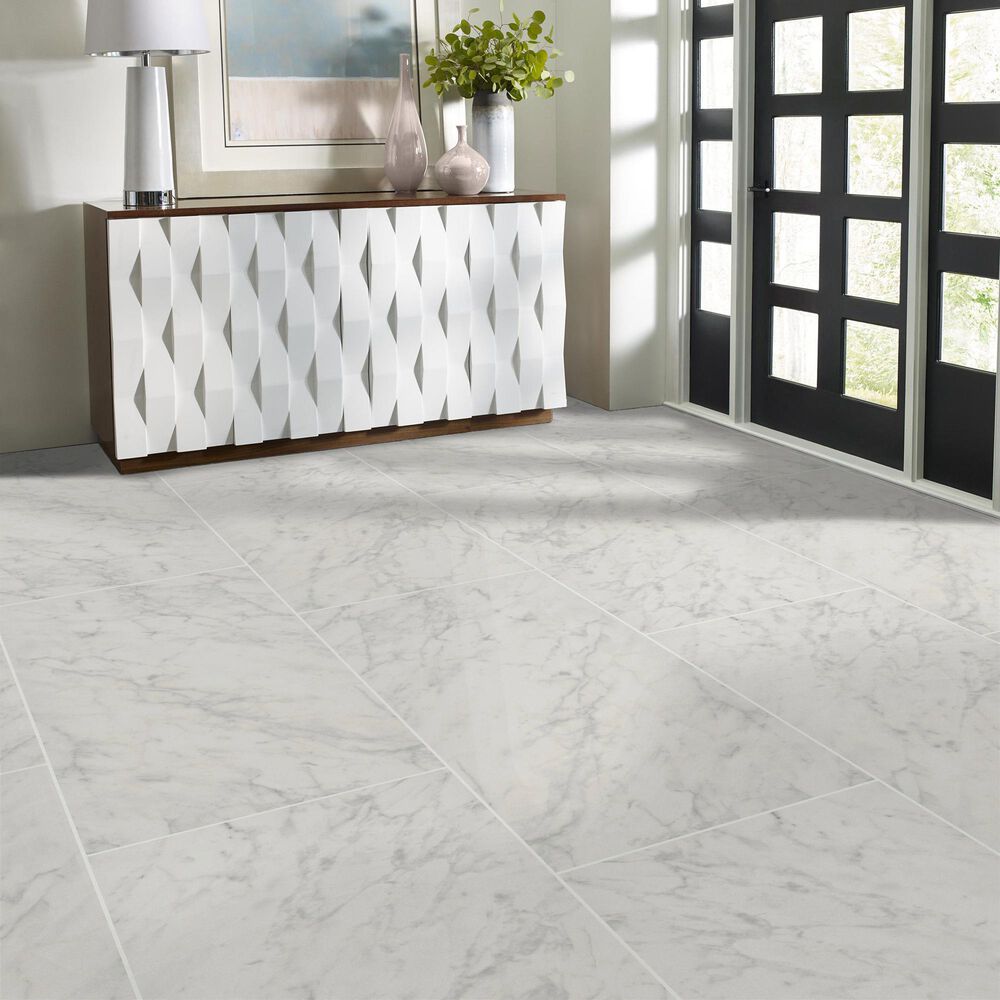 Shaw Prime Aura Carrara Abisso 24&quot; x 48&quot; Porcelain Tile, , large