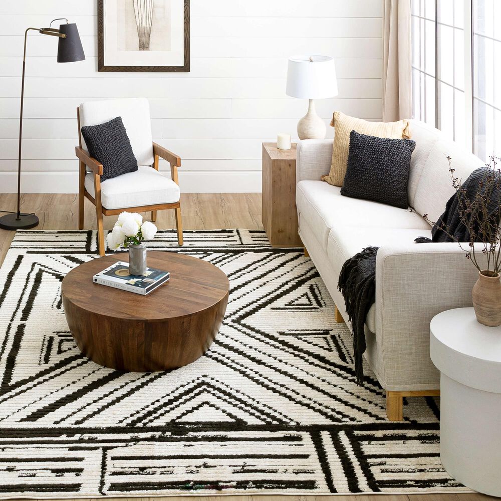 Karastan Traverse Four Corners 9&#39; x 12&#39; Area Rug, , large