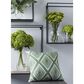Ashley Rustingmere 16" x 16" Throw Pillow in Teal, , large